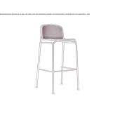 A tall, stackable wire mesh stool Esloev