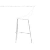 The stool is made of high-quality technopolymer Cholula