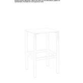 Stool with footrest Goulding