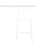 High technopolymer garden stool with a sled base Vihanti