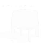 Low stool made of ecological polyurethane Svishtov