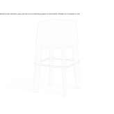 High stool made of ecological polyurethane Svishtov