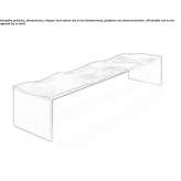 Okoume garden bench Bagues