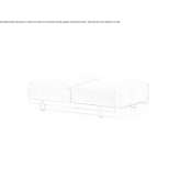 Fabric garden bench Santes