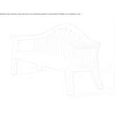 Ławka ogrodowa z polietylenu Marcilla