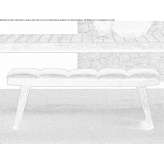 Teak garden bench Achtrup