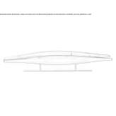 Fiberglass garden bench Petrona