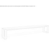 Aluminum garden bench Carzano