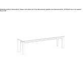 Aluminum garden bench Stehag