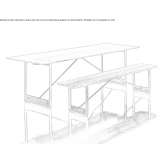 Wooden bench Iana