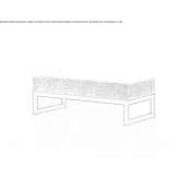 Acrylic garden bench Ahoskie