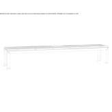 Wooden garden bench Pauillac