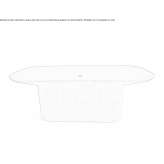 Ławka ogrodowa z polietylenu Sanfre