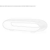 Garden bench made of polyethylene Tahal