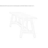 Teak bench Laghetti