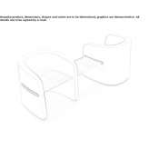 Polyethylene bench Amos