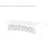 Modular garden bench Madiswil
