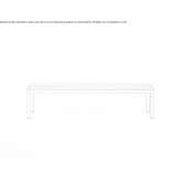 Garden bench made of powder-coated aluminum Sigillo