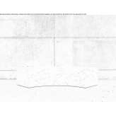 Segmented concrete bench Whitmire