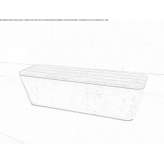 Concrete bench without backrest Airuno