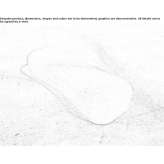 Curved fiber reinforced concrete bench Corvara