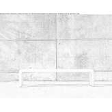 A bench made of fiber-reinforced concrete without a backrest Cukurca