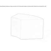 QM Foam round modular bench Thorpe