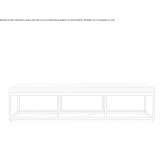 Stainless steel garden bench with fabric cushion Stoumont
