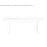 Pine garden bench Chillan