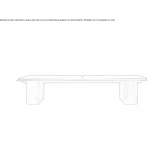 Teak garden bench Batabano