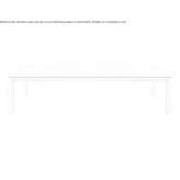 Aluminum garden bench Oancea