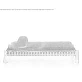 Iroko and fabric Garden lounger Proceno