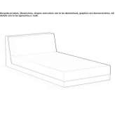 Upholstered woven vinyl outdoor sofa Tiegem