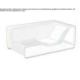 Upholstered fabric Garden lounger Sasciori
