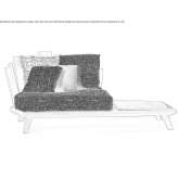 Teak garden sofa with coffee table Doonside