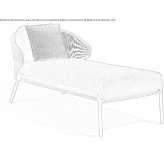 Upholstered garden sofa Brzyska