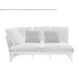 Garden lounger made of fabric and aluminum Ipatele