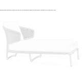Padded outdoor sofa Kastelir