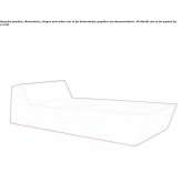 QM Foam Garden lounger Beaupre