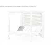 Garden bed with a canopy and a fold-out armchair Ahoskie