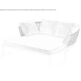 Garden bed in aluminum and fabric Hirel