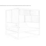 Garden bed with a canopy Rogoznik