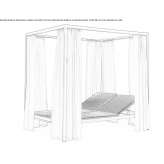 Garden bed with a canopy Panuaya