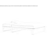 Garden bed with a fold-out armchair Pamece