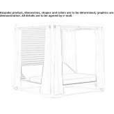 Garden bed with a canopy Vorozhba
