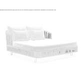 Synthetic fiber garden bed Legnano