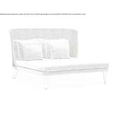 Garden bed with high backrest Ponca