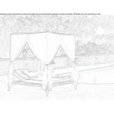 Garden bed with a canopy Bellus