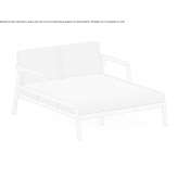 Double acrylic deckchair Hieflau