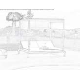 Garden bed with canopy and umbrella Bellus